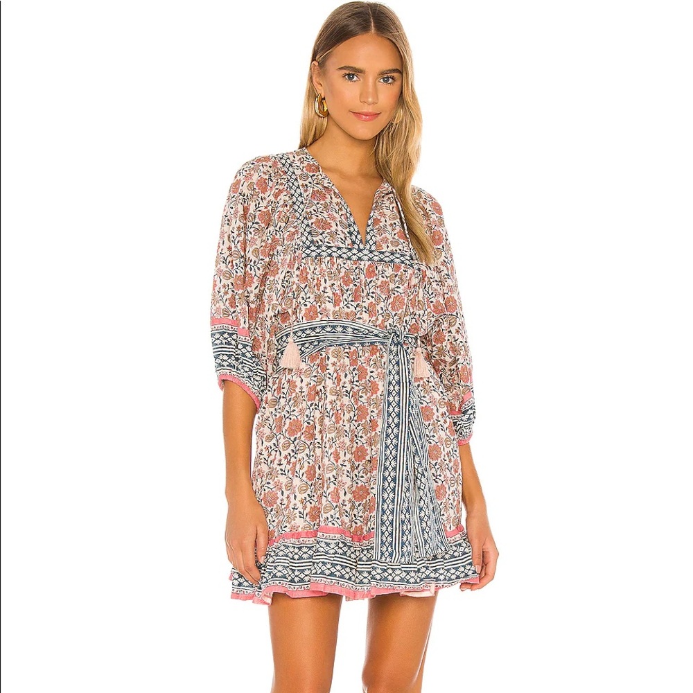 Cleobella Magdalena Mini Dress in Sunset